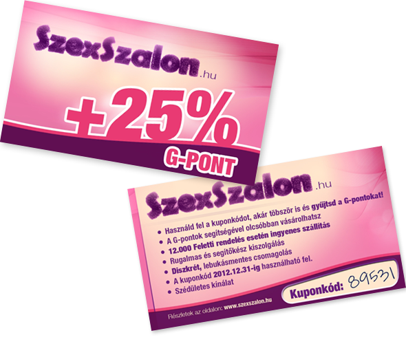 Szexszalon.hu szexshop törzsvásárlói kártyája Szexszalon.hu szexshop törzsvásárlói kártyája