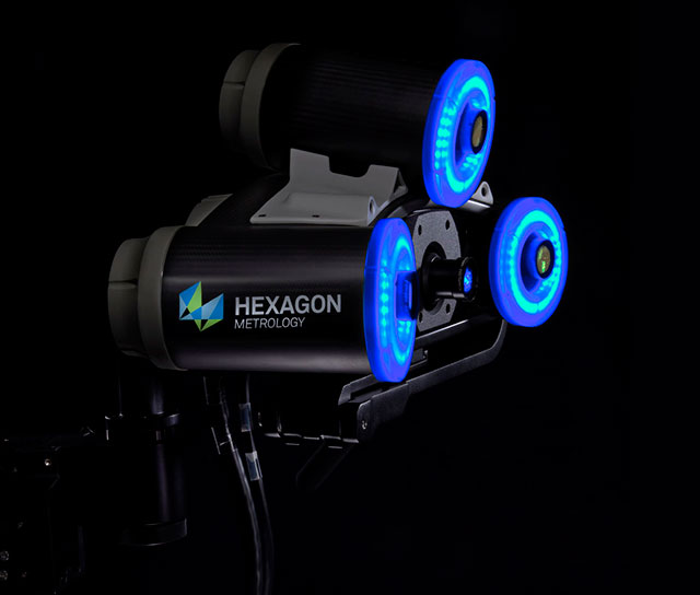 Új 3D lézer szkennert mutatott be a Hexagon Manufacturing Intelligence Új 3D lézer szkennert mutatott be a Hexagon Manufacturing Intelligence